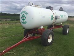 Heartland 1000-Gallon NH3 Tank W/Running Gear 