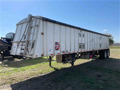 2012 Merritt 40’ Hopper Bottom T/A Grain Trailer W/Quickveyor 