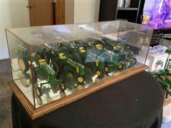 John Deere Die Cast Tractors In Case 