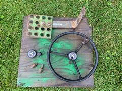 John Deere Steering Wheel & Step 