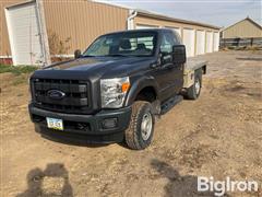 2012 Ford F250 XL Super Duty 4x4 Flatbed Pickup 