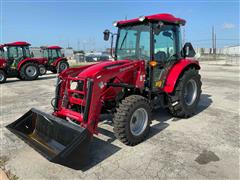 2023 Mahindra 2670 PST CAB Compact Utility Tractor W/Loader 