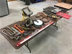 Ridgid 36 Pipe Wrench, Retractable Extension Cord, & Shop Tools 