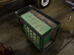 Rolling Shop Cart W/bolt Boxes 