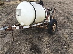 Target Concrete Saw On Utility Trailer 