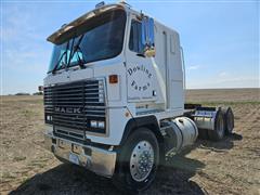 1986 Mack MH613 Cab-Over T/A Tractor Truck 