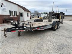 2005 Load Trail T/A Flatbed Trailer 