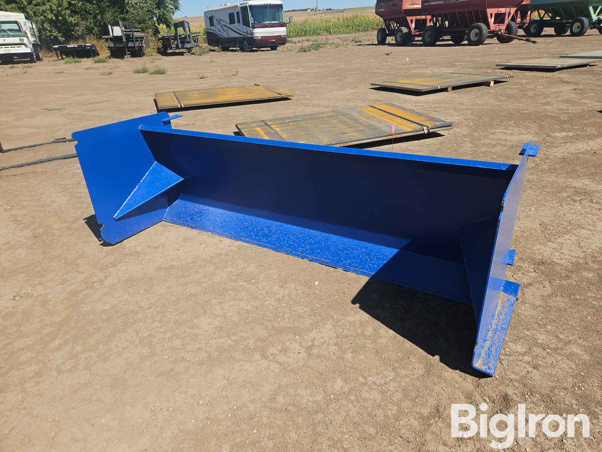 Snow Pusher Skid Steer Attachment 