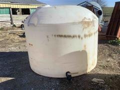 1500-Gallon Poly Tank 