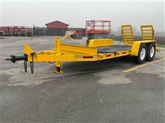 2007 Green TE-61 T/A Tagalong Flatbed Trailer 