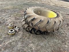 Goodyear 18.4x38 Duals W/hubs 