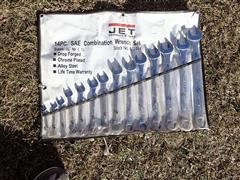 Jet 3/8-11/4" Box/Open End Wrench Set 