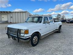 1989 Ford F350 Lariat 2WD Crew Cab Dually Pickup 