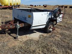 Homemade Farm Trailer W/Rollout Electric Wire Fence 