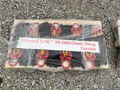 2023 5/16 7ft G80 Lifting Chain Sling Doubles 