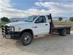 2007 Dodge RAM 3500 4x4 Flatbed Pickup 