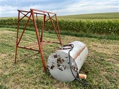 300 Gallon Fuel Storage Tank & Stand 