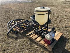 Liquid Fertilizer Tender Trailer Pump & Plumbing Kit 