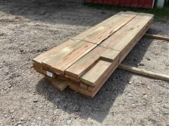 2" X 8" X 12' #2 Cedar Lumber 