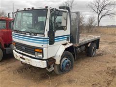 1991 Ford Cargo 7000 Flatbed Truck 