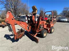 1994 DitchWitch 3500DD 4x4 Trencher W/Backhoe & Backfill Blade 