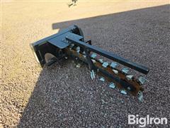 2023 Wolverine TCR-12-48H Trencher Skid Steer Attachment 