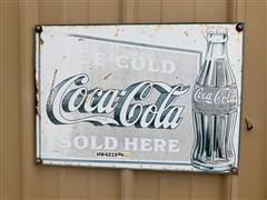 Coca Cola Metal Sign 