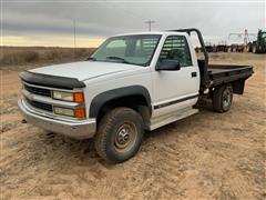 1999 Chevrolet 3500 4x4 Flatbed Pickup 