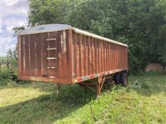 1990 Single Hopper S/A Grain Trailer 