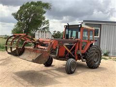 1977 Massey Ferguson 1085 2WD Tractor W/Grapple Loader 