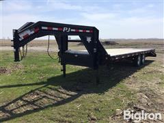 2014 Pj Gooseneck Flatbed Trailer 