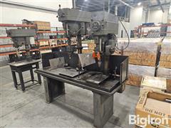 Clausing 22V 20" Drill Presses On Clausing Machining Table 