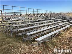 10-Row Aluminum Bleachers 