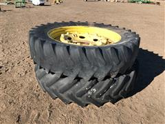 John Deere Tractor Wheels W/ 480/80R50 Tires 