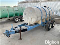 1,000-Gallon T/A Poly Tank Nurse Trailer 