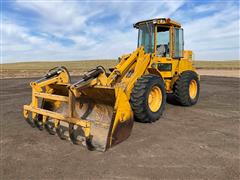 John Deere 544D Wheel Loader W/Bucket & Grapple 