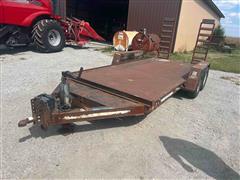 2000 Towmaster T-12DD T/A Flatbed Trailer 