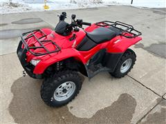 2011 Honda TRX420 Rancher AT ATV 4-Wheeler W/ Winch 