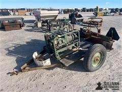 Shop Built Pull Behind Log Splitter 