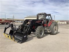 1993 Case IH 7120 MFWD Tractor W/Loader 