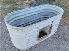 Galvanized Oblong Watering Tank 