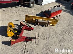 M-B Front Mounted Blade & Sweeper/Brush 