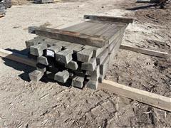 3 3/4" X 7 1/2" X 8' #2 Oak Lumber 