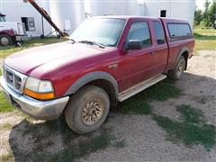 1999 Ford Ranger XLT 4x4 Extended Cab Pickup 