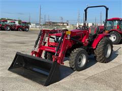 2022 Mahindra 2645 Shuttle Compact Utility Tractor W/Loader 