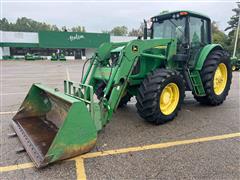 2004 John Deere 7220 MFWD Tractor W/Loader 