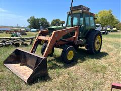 1964 John Deere 4020 2WD Tractor W/Loader 