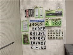 Stencil Letters & Numbers 