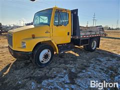 2001 Freightliner FL50 S/A Flatbed Truck W/12' Bed 