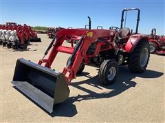 2018 Mahindra 6065 MFWD Tractor w/ Loader & 80" Bucket 